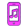 Smartphone blue